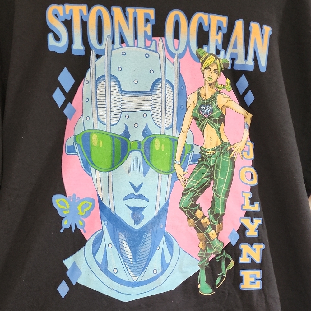 JoJo’s Bizarre Adventure Stone Ocean Jolyne Cujoh Graphic Anime Tee - Picture 2 of 4
